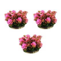 모비딕 다육이 조화 장식, 핑크(8082J), 3개