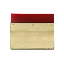 지디큐팩토리 실크스크린 스퀴지 고급형 연질 빨간색 10cm, 2개