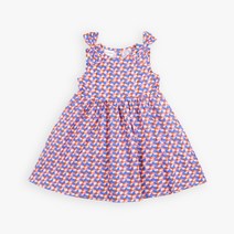 일라엘 여아용 리본장식 민소매 원피스