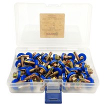 이노공구 방수 육각 직결나사 청색 25mm x 40p + 케이스, 1세트