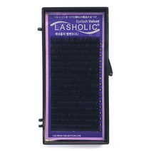 래쉬홀릭 벨벳 속눈썹 J 컬 0.1 x 11 mm, 1세트