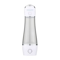 리얼워터 지능형 고농도 수소수 텀블러 WHITE + 파우치 + 구연산, W201910