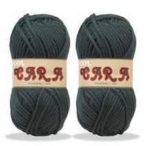 미소털실 카라 뜨개실 90g x 2p, 914 파셀로그린