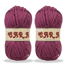 미소털실 카라 뜨개실 90g x 2p, 917 튜리안핑크