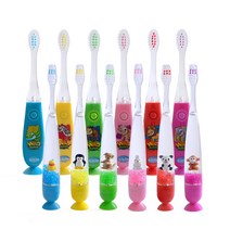 비브라이트 LED불빛 타이머 유아칫솔 동물친구 6종 + 정글친구 6종세트, 혼합색상, 1세트