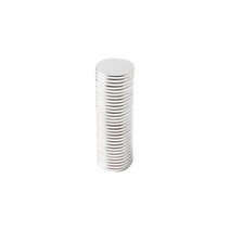 페인트인포 초강력 네오디움 원형자석 지름 15mm x 두께 1.5mm, 실버, 30개