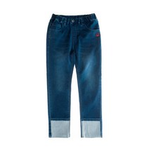 베네통키즈 아동용 롤업 데님 팬츠 BL QADPP3041