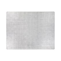 까사무띠 따볼라 린넨 직사각 실리콘매트, 웜그레이, 40 x 30 cm