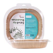 쿠킹 에어프라이어 종이호일 사각 26cm, 100매