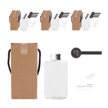 통통납작 공병 300ml + 알루미늄캡 실버 + 전용박스 통통 300-1C + 스티커 LB11M + 봉인스티커 LB1128 + 박스 봉인스티커 LB11S, 10세트