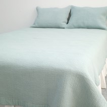 더자샵 피그먼트 광목 목화솜 스프레드, 민트