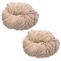 프리미엄 마크라메 실 120합 475g x 2p, 02베이지, 80m, 2개