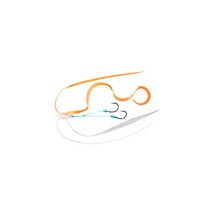 다이와 코우가 유닛 알파 나카이튠 SS 루어, 골드 라메 + 오렌지 라메, 8g