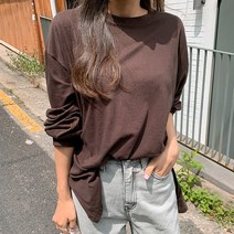 엔비룩 여성용 데일리 루즈 티셔츠
