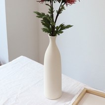 코지테이블 아이보리 라인 화병