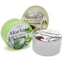 그레이스데이 스네일 모이스쳐 수딩 젤 300ml + 알로에베라 리프레쉬 수딩 젤 300ml + 코코넛 너리싱 수딩 젤 300ml 세트, 1세트
