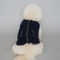 바이담수미 강아지 양털 깔깔이, 네이비