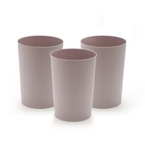 에브리데이컴퍼니 모던 오픈형 휴지통 10L, 핑크, 3개