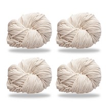 태광 마크라메 실 4mm 4p, 무지, 91m, 4개
