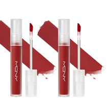 맥퀸뉴욕 매쉬드 블러 립틴트 4g, 레드피넛 마라, 2개