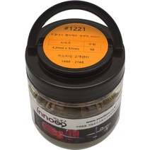 이노공구 직결나사 접시머리 천연색 4.2 x 50 mm, 50개