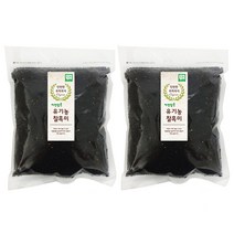 푸른들판 유기농 찰흑미, 1kg, 2개