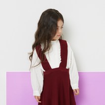 일라엘 여아용 러플 장식 블라우스