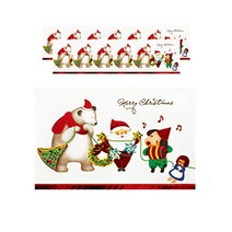 프롬앤투 크리스마스 카드 + 봉투 세트 S1018q1, 혼합색상, 12세트