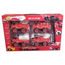 DIY 뚝딱뚝딱 조립 소방 세트, 혼합색상