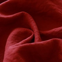 코튼빌 14수 무지 바이오워싱 퓨어린넨, 버건디
