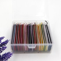 면사 자수실 세트, 24색