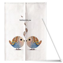 마켓플랜 방문 가리개커튼 + 커튼봉 세트