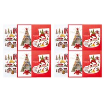 프롬앤투 전통 크리스마스카드 3종 x 2p 세트 fs7033-123, 혼합색상, 1세트