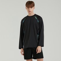 에이치머스 남성용 메리다 오버핏 워터보드숏 래쉬가드 세트, 혼합색상
