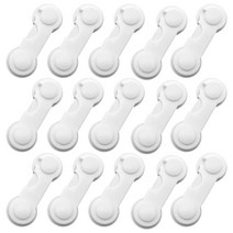 서랍장 안전 잠금장치, 화이트, 15개