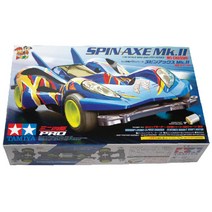 타미야 Spin Axe Mk II MS Chassis 미니카 4WD 18631 + Atomic Tuned 2 Motor PRO 15489 조립 키트, 혼합색상, 1세트