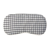 화모 유아용 클래식체크 에어메쉬 땅콩베개, 그레이