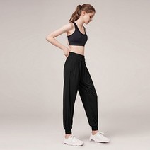 여성용 핀턱 밴딩 조거팬츠