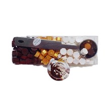 씰링왁스 125p + 멜팅스푼 세트, 초코계열, 1세트