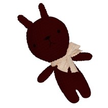 아이한코 뚱이 코튼 Big 손뜨개인형 뜨개질 DIY 패키지 + 꼬리방울 랜덤발송, 1세트, 026 와인