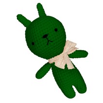 아이한코 뚱이 코튼 Big 손뜨개인형 뜨개질 DIY 패키지 + 꼬리방울 랜덤발송, 1세트, 031 그린