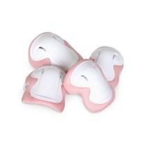 발로타 유아동용 헬멧 조절형 + 보호대 세트, 핑크