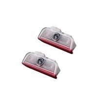 해시카 포르쉐 전차종 도어빔 A타입 포르쉐 순정로고 렌즈형 2p, 혼합색상, 1세트