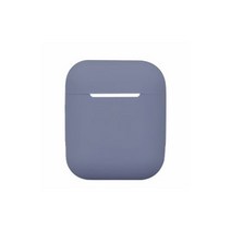 티알케이 에어팟 1/2세대 일체형 실리콘 케이스, 인디퍼플