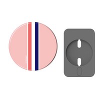 트라이코지 맥세이프 무선충전기 보호 커버 하드케이스, 컬러라인_핑크, 1개