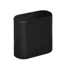 코끼리리빙 가정용 사무실 인테리어 원터치 휴지통 KGC-3432, 블랙