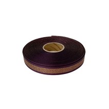 티나피크닉 크리스마스 선물 포장 리본끈 1메탈리본 15mm, 포도주, 40.5m