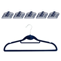 루시스 벨벳 옷걸이, 네이비, 40개입