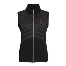 엘피지에이 여성용 배색 져지 하이브리드 다운 골프 베스트 L204VT751P
