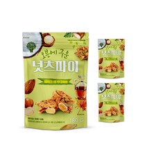 오븐에 구운 넛츠파이 메이플 마카다미아, 180g, 3개